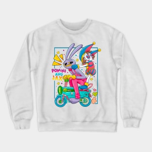 Pomni and jax The amazing digital circus Crewneck Sweatshirt